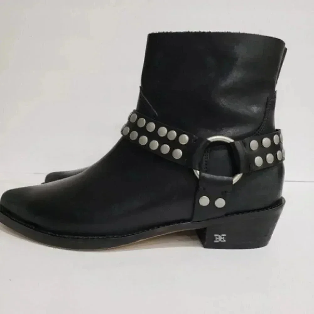 NWOT Sam Edelman Waldorf Studded Biker Ankle…